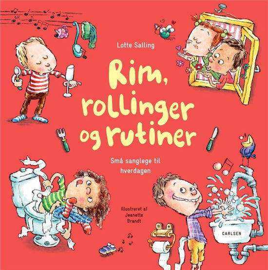 Cover for Lotte Salling · Rim, rollinger og rutiner (Bound Book) [1st edition] (2022)
