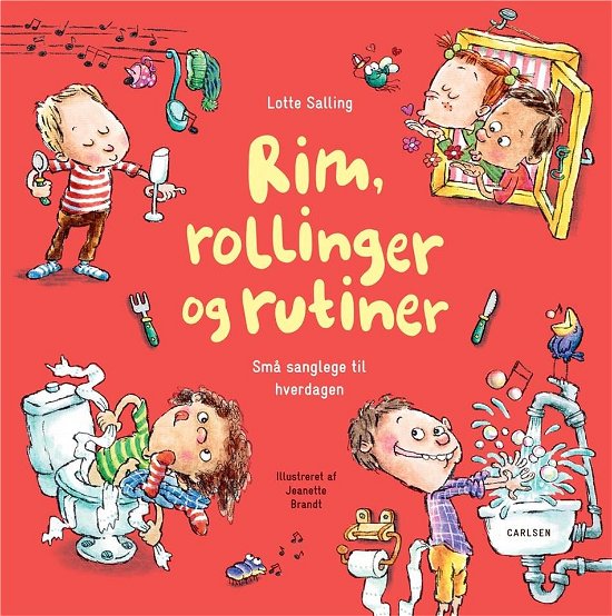 Cover for Lotte Salling · Rim, rollinger og rutiner (Gebundesens Buch) [1. Ausgabe] (2022)