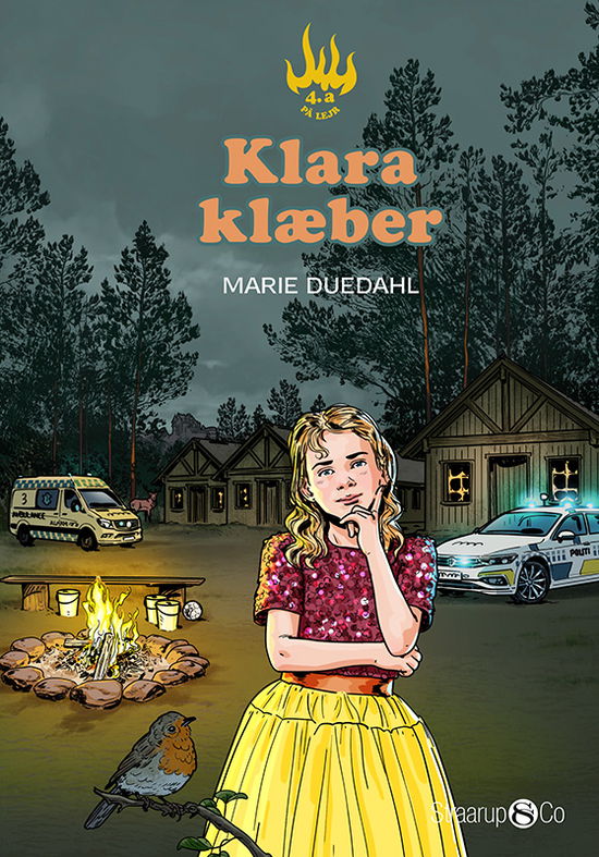Cover for Marie Duedahl · 4.a på lejr: Klara klæber (Hardcover Book) [1st edition] (2025)