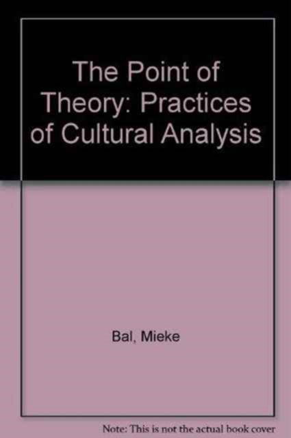 Point of theory - Mieke Bal - Livros - Amsterdam University Press - 9789053560266 - 15 de dezembro de 2017