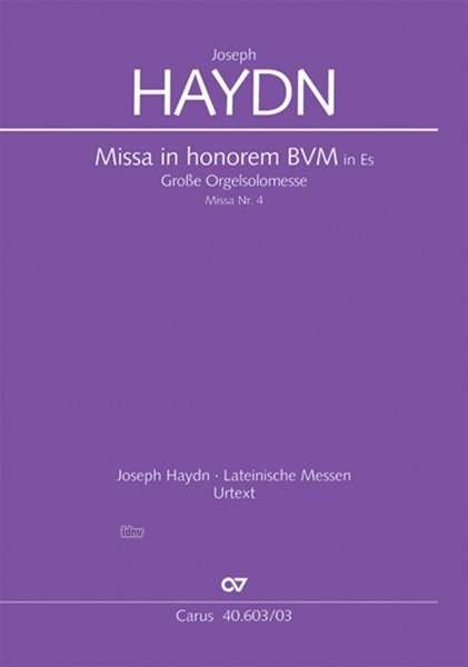 Cover for Haydn · Große Orgelsolomesse in Es, Klavi (Buch)
