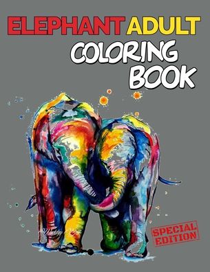 Cover for Kato K · Elephant Adult Coloring Book (Paperback Book) (2020)