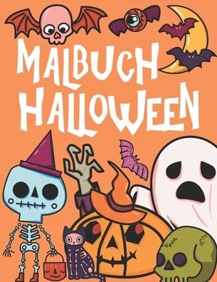 Cover for Bee Art Press · Halloween Malbuch (Pocketbok) (2020)