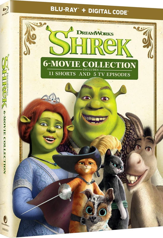 Cover for Shrek 6-movie Collection (Blu-ray) (2023)