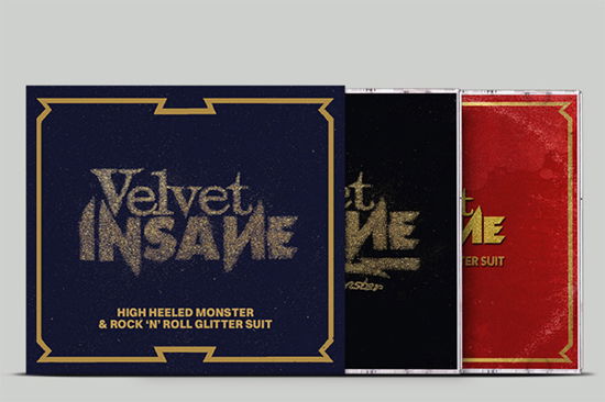 Cover for Velvet Insane · High Heeled Monster (+ Previous Album “rock 'n' Roll Glitter Suit”) (CD) (2023)