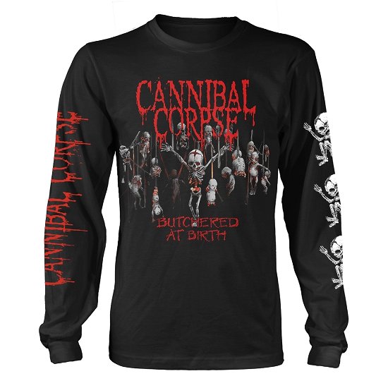 Cover for Cannibal Corpse · Butchered at Birth Baby (Tröja) [size S] [Black (Fotl) edition] (2018)