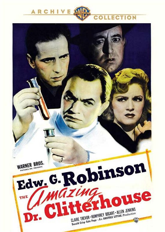 Cover for Amazing Dr Clitterhouse (1938) (DVD) (2020)