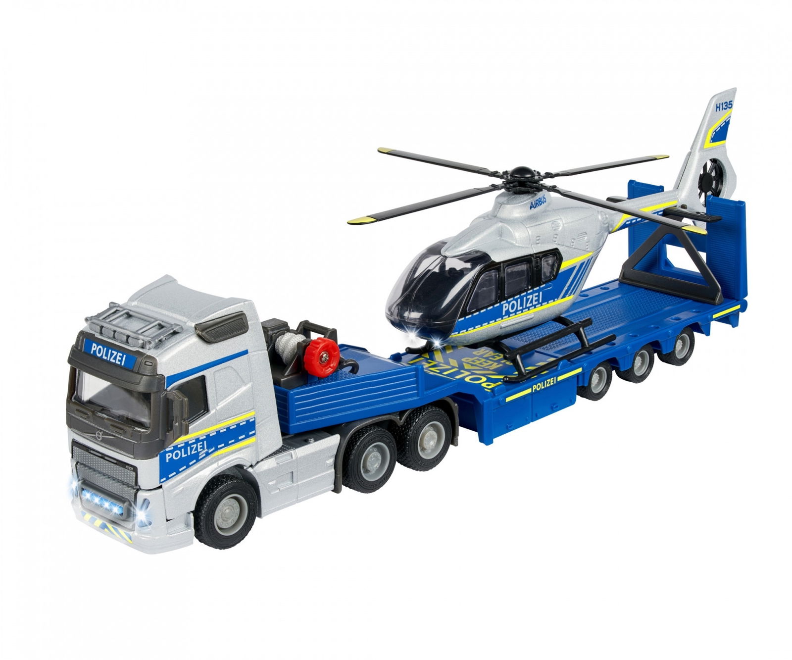 Majorette FH 16 Police Truck Helicopter Toys