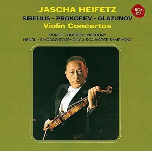 Cover for Jascha Heifetz · Sibelius Prokofiev Glasnov: Violin (CD) [Special edition] (2016)