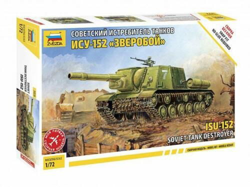 Cover for Zvezda · Self Propelled Gun Isu-152 1:72 (Zabawki)