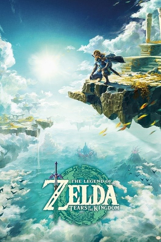 Cover for Nintendo: Pyramid · The Legend of Zelda Tears of the Kingdom Poster Se (Toys) (2023)