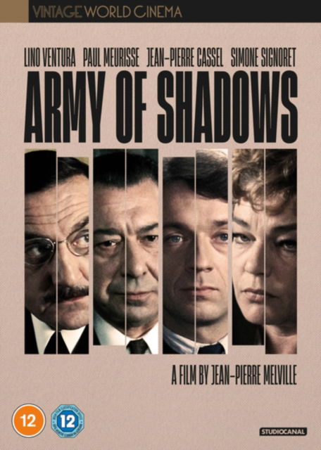 Army Of Shadows - Jean-Pierre Melville - Movies - Studio Canal (Optimum) - 5055201852267 - June 3, 2024