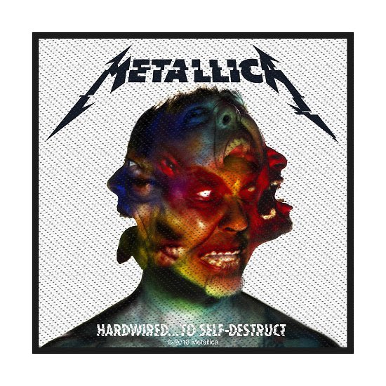 Metallica Standard Woven Patch: Hardwired to Self Destruct - Metallica - Merchandise - PHD - 5055339773267 - August 19, 2019