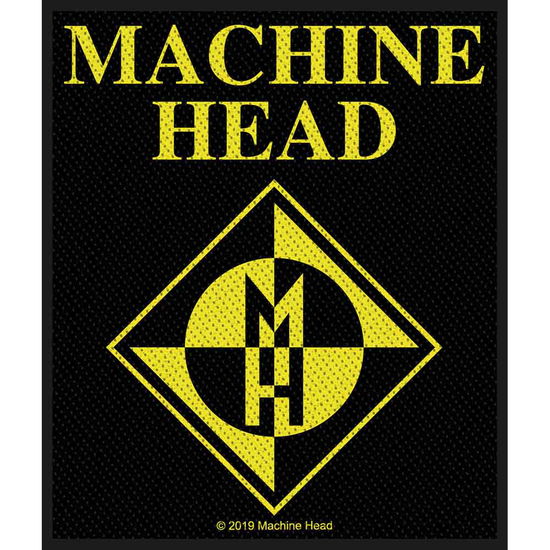 Machine Head Woven Patch: Diamond Logo (Standard) - Machine Head - Merchandise -  - 5055339799267 - 