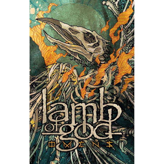 Lamb Of God Textile Poster: Omens - Lamb Of God - Merchandise -  - 5056365722267 - March 10, 2023