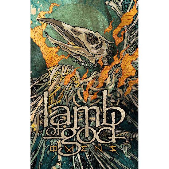 Lamb Of God Textile Poster: Omens - Lamb Of God - Merchandise -  - 5056365722267 - 