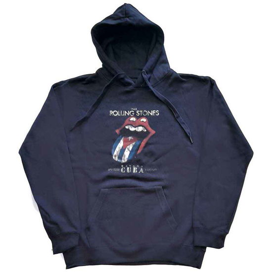 The Rolling Stones Unisex Pullover Hoodie: Havana Cuba - The Rolling Stones - Produtos -  - 5056561049267 - 