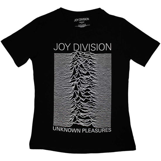 Joy Division Ladies T-Shirt: Unknown Pleasures FP - Joy Division - Merchandise -  - 5056737215267 - 