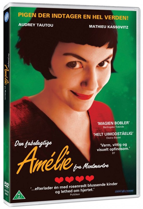 Cover for Jean-Pierre Jeunet · Den Fabelagtige Amelie Fra Montmartre (DVD) (2014)