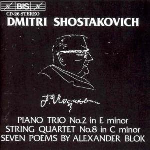 Cover for Shostakovich / Delman / Voces Intimae String Qrt · Piano Trio 2 in E (CD) (1994)