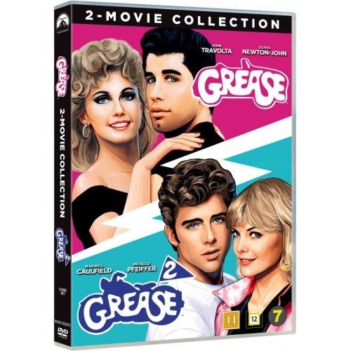 Cover for Grease 1+2 (DVD) [Remastered edition] (2018)