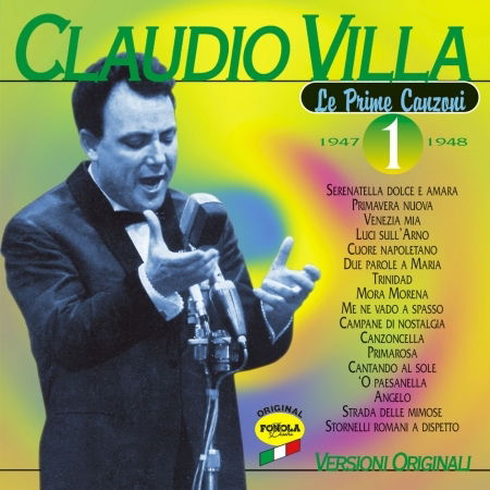 Claudio Villa Prime Canzoni 1 - Claudio Villa - Musik - Fonola - 8018461140267 - 12. april 2013