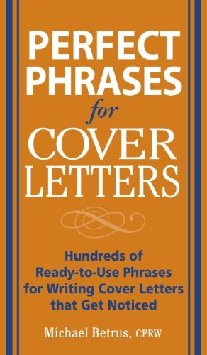 Cover for Betrus · Perfect Phrases for Cover Lett (Hardcover bog) (2005)