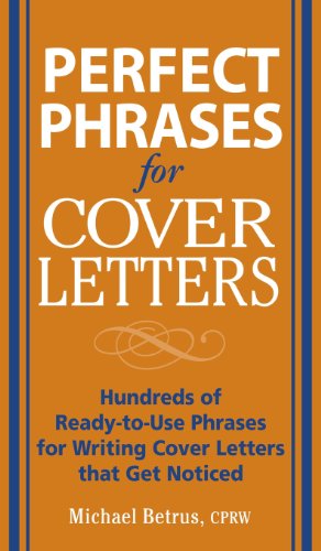 Cover for Betrus · Perfect Phrases for Cover Lett (Hardcover bog) (2005)