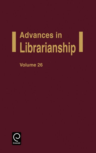 Cover for Frederick C Lynden · Advances in Librarianship - Advances in Librarianship (Hardcover Book) (2002)