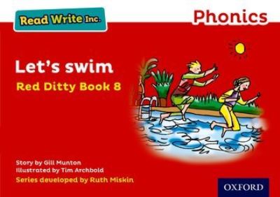 Cover for Gill Munton · Read Write Inc. Phonics: Let's Swim (Red Ditty Book 8) - Read Write Inc. Phonics (Paperback Book) (2023)