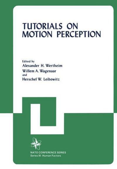 Cover for Wertheim  Alexander · Tutorials on Motion Perception (Hardcover Book) (1982)