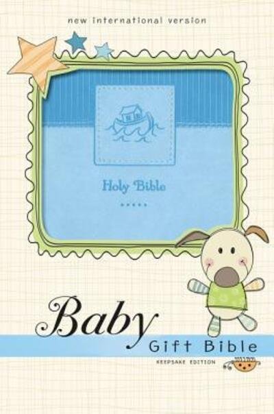 Cover for Zondervan · NIV, Baby Gift Bible, Holy Bible, Leathersoft, Blue, Red Letter Edition, Comfort Print Keepsake Edition (Lederbuch) (2019)