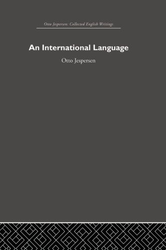 Cover for Otto Jespersen · International Language - Otto Jespersen (Paperback Book) (2013)