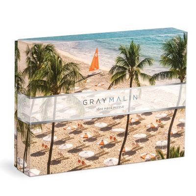 Cover for Galison · Gray Malin The Beach Club 1000 Piece Puzzle (GAME) (2023)