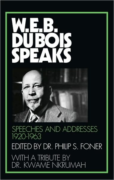 Cover for W. E. B. Du Bois · W.E.B. Du Bois Speaks (Pocketbok) (1970)