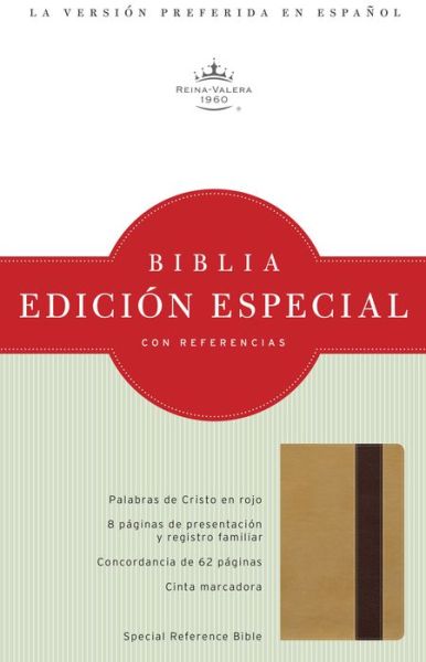 Cover for Broadman &amp; Holman Publishers · RVR 1960 Edicion Especial con Referencias, oro / marron profundo simil piel (Leather Book) [Brown/Gold Imitation] (2014)