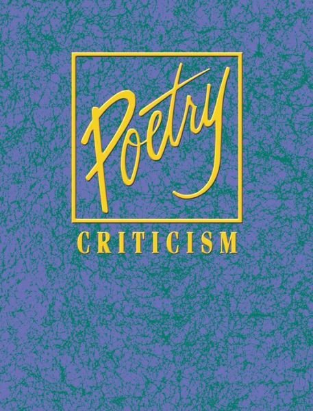 Cover for Gale · Poetry Criticism: Excerpts from Criticism of the Works of the Mst Significant Ans Widely Studied Poets of World Literature (Hardcover bog) (2014)