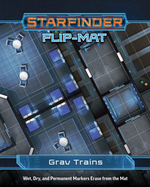 Starfinder Flip-Mat: Grav Trains - Damien Mammoliti - Books - Paizo Publishing, LLC - 9781640785267 - August 15, 2023