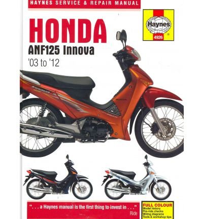 Cover for Matthew Coombs · Honda ANF125 Innova Scooter (03 - 12) (Hardcover Book) (2012)