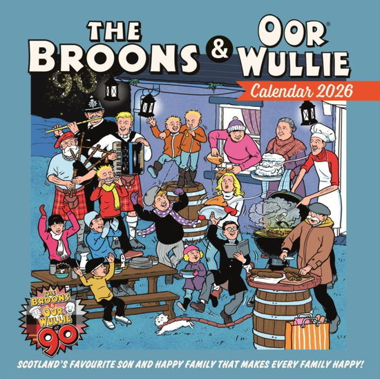 Cover for The Broons &amp; Oor Wullie Calendar 2026 (Paperback Book) (2025)