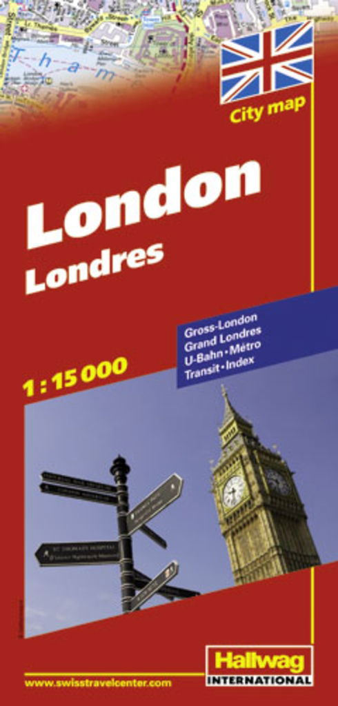 Cover for Hallwag · Hallwag City Map. London (Book) [Folde ud bog] (2001)