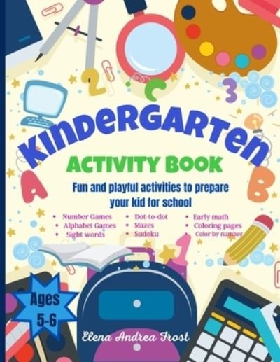 Cover for Elena Frost · Kindergarten Activity Book (Paperback Book) (2021)