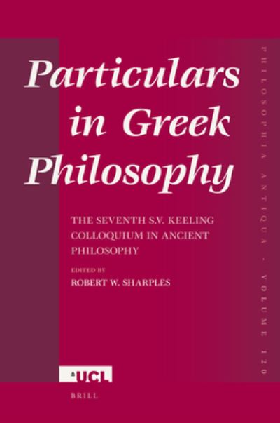 Cover for Robert Sharples · Particulars in Greek Philosophy (Hardcover Book) (2009)