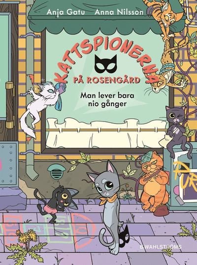 Cover for Anja Gatu · Kattspionerna på Rosengård: Man lever bara nio gånger (Innbunden bok) (2021)