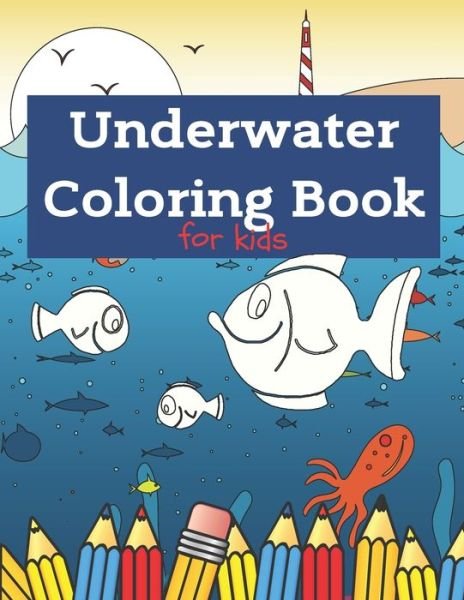 Cover for Funny Cow · Underwater Coloring Book for Kids (Paperback Bog) (2020)