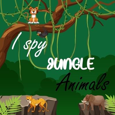 Cover for Happy Man · I Spy Jungle Animals (Paperback Book) (2020)