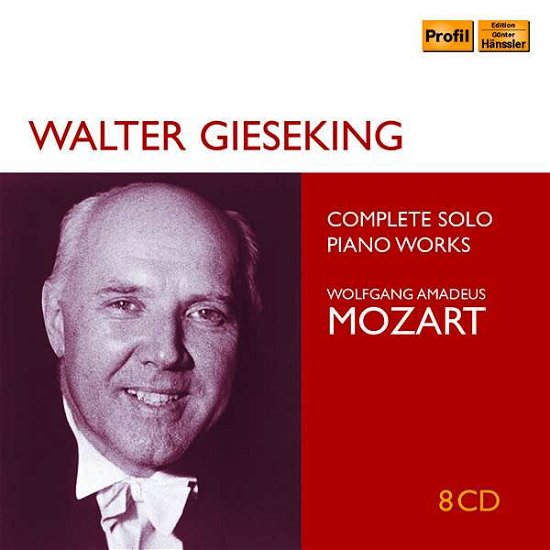Cover for Mozart / Gieseking · Complete Solo Piano Works (CD) (2018)