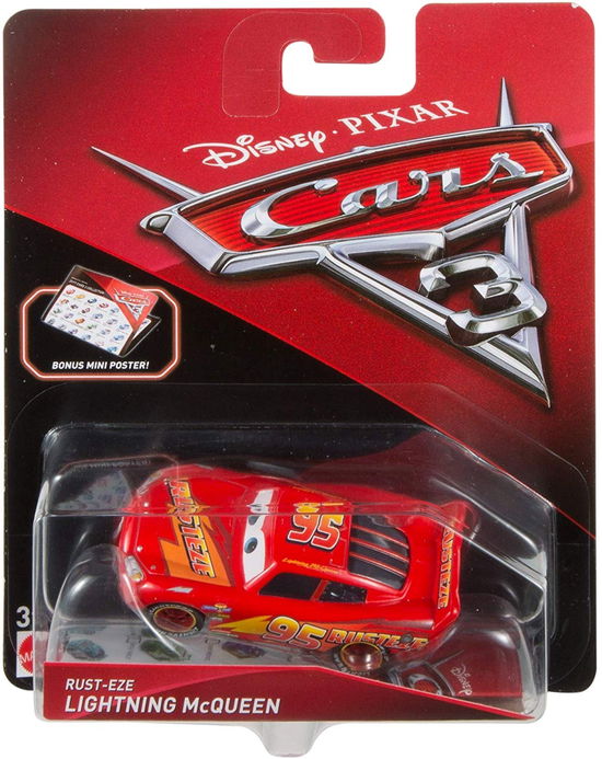 Cover for Cars 3 · Cars 3 Die Cast RustEze McQueen Toys (MERCH)