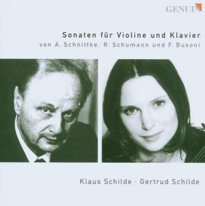 Cover for Schnittke / Schumann / Busoni / Schilde,k &amp; G · Sonatas for Violin &amp; Piano (CD) (2003)