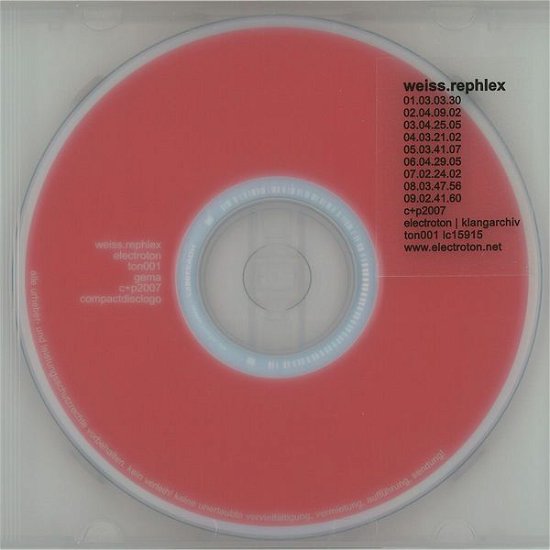 Cover for Weiss · Rephlex (CD) (2008)
